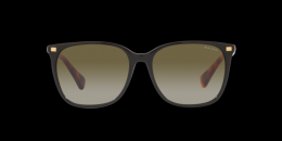 Ralph Lauren VVCV 0RA5293 60378E Kunststoff Panto Schwarz/Schwarz Sonnenbrille mit Sehstärke, verglasbar; Sunglasses; auch als Gleitsichtbrille