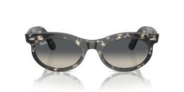 Ray-Ban 0RB2242 133371 Kunststoff Rund Oval Grau/Havana Sonnenbrille, Sunglasses