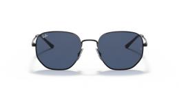 Ray-Ban 0RB3682 002/80 Metall Irregular Schwarz/Schwarz Sonnenbrille mit Sehstärke, verglasbar; Sunglasses; auch als Gleitsichtbrille