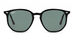 Ray-Ban 0RB4306 601/71 Kunststoff Hexagonal Schwarz/Schwarz Sonnenbrille mit Sehstärke, verglasbar; Sunglasses; auch als Gleitsichtbrille