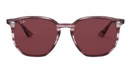 Ray-Ban 0RB4306 643175 Kunststoff Irregular Dunkelrot/Havana Sonnenbrille mit Sehstärke, verglasbar; Sunglasses; auch als Gleitsichtbrille