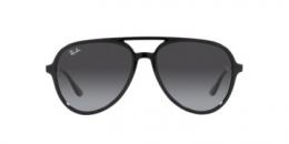 Ray-Ban 0RB4376 601/8G Kunststoff Pilot Schwarz/Schwarz Sonnenbrille mit Sehstärke, verglasbar; Sunglasses; auch als Gleitsichtbrille