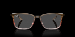 Ray-Ban 0RX5421 8251 Kunststoff Rechteckig Braun/Rot Brille online; Brillengestell; Brillenfassung; Glasses; auch als Gleitsichtbrille