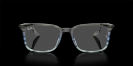 Ray-Ban 0RX5421 8254 Kunststoff Rechteckig Grau/Blau Brille online; Brillengestell; Brillenfassung; Glasses; auch als Gleitsichtbrille