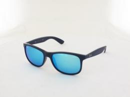 Ray Ban Andy RB4202 615355 55 shiny blue on matte top / green mirror blue