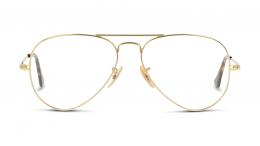Ray-Ban AVIATOR 0RX6489 2500 Metall Pilot Goldfarben/Goldfarben Brille online; Brillengestell; Brillenfassung; Glasses; auch als Gleitsichtbrille
