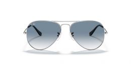 Ray-Ban AVIATOR LARGE METAL 0RB3025 003/3F Metall Pilot Silberfarben/Silberfarben Sonnenbrille mit Sehstärke, verglasbar; Sunglasses; auch als Gleitsichtbrille