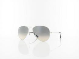 Ray Ban Aviator Large Metal RB3025 003/32 55 silver / crystal grey gradient