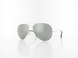 Ray Ban Aviator Large Metal RB3025 003/40 62 silver / crystal grey mirror