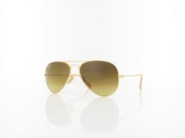 Ray Ban Aviator Large Metal RB3025 112/85 55 matte gold / brown gradient