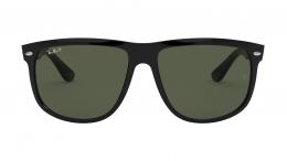 Ray-Ban BOYFRIEND 0RB4147 601/58 polarisiert Kunststoff Eckig Schwarz/Schwarz Sonnenbrille, Sunglasses