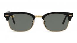 Ray-Ban CLUBMASTER SQUARE 0RB3916 130331 Kunststoff Rechteckig Schwarz/Goldfarben Sonnenbrille mit Sehstärke, verglasbar; Sunglasses; auch als Gleitsichtbrille