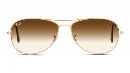 Ray-Ban COCKPIT 0RB3362 001/51 Metall Pilot Goldfarben/Goldfarben Sonnenbrille mit Sehstärke, verglasbar; Sunglasses; auch als Gleitsichtbrille