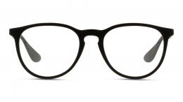 Ray-Ban ERIKA 0RX7046 5364 Kunststoff Panto Schwarz/Schwarz Brille online; Brillengestell; Brillenfassung; Glasses; auch als Gleitsichtbrille