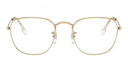 Ray-Ban FRANK 0RX3857V 3086 Metall Panto Goldfarben/Goldfarben Brille online; Brillengestell; Brillenfassung; Glasses; auch als Gleitsichtbrille
