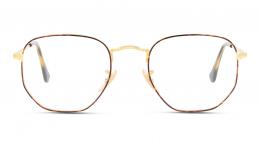 Ray-Ban HEXAGONAL OPTICS 0RX6448 2945 Metall Panto Havana/Goldfarben Brille online; Brillengestell; Brillenfassung; Glasses; auch als Gleitsichtbrille