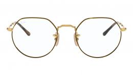 Ray-Ban JACK 0RX6465 2945 Metall Irregular Havana/Goldfarben Brille online; Brillengestell; Brillenfassung; Glasses; auch als Gleitsichtbrille