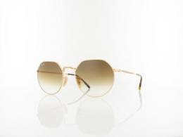 Ray Ban Jack RB3565 001/51 53 arista / clear gradient brown