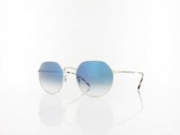 Ray Ban Jack RB3565 003/3F 53 silver / clear gradient blue