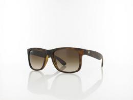 Ray Ban Justin RB4165 710/13 51 rubber light havana / brown gradient