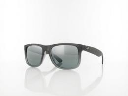 Ray Ban Justin RB4165 852/88 54 rubber grey transparent / grey gradient silver mirror