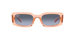 Ray-Ban KILIANE 0RB4395 66868F Kunststoff Panto Transparent/Orange Sonnenbrille, Sunglasses; auch als Gleitsichtbrille