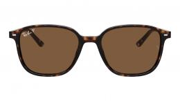 Ray-Ban LEONARD 0RB2193 902/57 polarisiert Kunststoff Panto Havana/Havana Sonnenbrille mit Sehstärke, verglasbar; Sunglasses; auch als Gleitsichtbrille