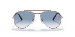 Ray-Ban NEW AVIATOR 0RB3625 92023F Metall Pilot Pink Gold/Pink Gold Sonnenbrille mit Sehstärke, verglasbar; Sunglasses; auch als Gleitsichtbrille