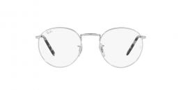 Ray-Ban NEW ROUND 0RX3637V 2501 Metall Panto Silberfarben/Silberfarben Brille online; Brillengestell; Brillenfassung; Glasses; auch als Gleitsichtbrille