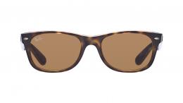 Ray-Ban New Wayfarer 0RB2132 710 Kunststoff Rechteckig Havana/Havana Sonnenbrille mit Sehstärke, verglasbar; Sunglasses; auch als Gleitsichtbrille