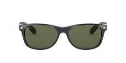 Ray-Ban New Wayfarer 0RB2132 901L Kunststoff Rechteckig Schwarz/Schwarz Sonnenbrille mit Sehstärke, verglasbar; Sunglasses; auch als Gleitsichtbrille