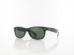 Ray Ban New Wayfarer RB2132 901 52 polished black / green