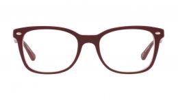 Ray-Ban OPTICS 0RX5285 5738 Kunststoff Rechteckig Rot/Transparent Brille online; Brillengestell; Brillenfassung; Glasses; auch als Gleitsichtbrille; Black Friday