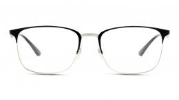 Ray-Ban OPTICS 0RX6421 2997 Metall Rechteckig Schwarz/Silberfarben Brille online; Brillengestell; Brillenfassung; Glasses; auch als Gleitsichtbrille