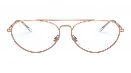 Ray-Ban OPTICS 0RX6454 3094 Metall Rund Oval Pink Gold/Pink Gold Brille online; Brillengestell; Brillenfassung; Glasses; auch als Gleitsichtbrille