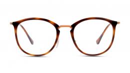 Ray-Ban OPTICS 0RX7140 5687 Kunststoff Panto Havana/Havana Brille online; Brillengestell; Brillenfassung; Glasses; auch als Gleitsichtbrille; Black Friday