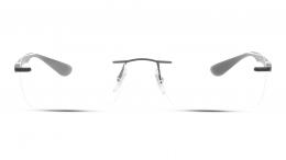 Ray-Ban OPTICS 0RX8724 1128 Metall Rechteckig Silberfarben/Grau Brille online; Brillengestell; Brillenfassung; Glasses; auch als Gleitsichtbrille
