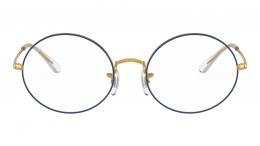 Ray-Ban OVAL 0RX1970V 3105 Metall Rund Blau/Blau Brille online; Brillengestell; Brillenfassung; Glasses; auch als Gleitsichtbrille