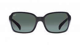 Ray-Ban RB4068 0 601 Kunststoff Rechteckig Schwarz/Schwarz Sonnenbrille, Sunglasses; auch als Gleitsichtbrille