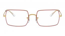 Ray-Ban RECTANGLE 0RX1969V 3106 Metall Rechteckig Rot/Rot Brille online; Brillengestell; Brillenfassung; Glasses; auch als Gleitsichtbrille