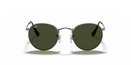 Ray-Ban ROUND METAL 0RB3447 029 Metall Panto Grau/Grau Sonnenbrille mit Sehstärke, verglasbar; Sunglasses; auch als Gleitsichtbrille