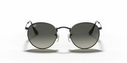 Ray-Ban ROUND METAL 0RB3447N 002/71 Metall Panto Schwarz/Schwarz Sonnenbrille mit Sehstärke, verglasbar; Sunglasses; auch als Gleitsichtbrille