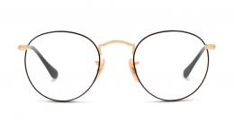 Ray-Ban ROUND METAL 0RX3447V 2991 Metall Panto Goldfarben/Schwarz Brille online; Brillengestell; Brillenfassung; Glasses; auch als Gleitsichtbrille