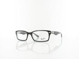 Ray Ban RX5206 2034 54 top black on transparent