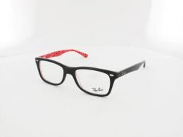 Ray Ban RX5228 2479 50 top black on texture red