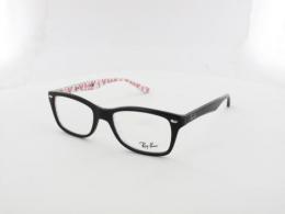 Ray Ban RX5228 5014 50 top black on texture white