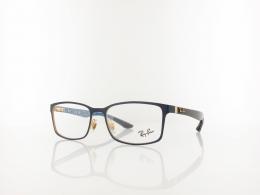 Ray Ban RX8424 3226 55 blue arista gold