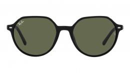 Ray-Ban THALIA 0RB2195 901/31 Kunststoff Panto Schwarz/Schwarz Sonnenbrille mit Sehstärke, verglasbar; Sunglasses; auch als Gleitsichtbrille