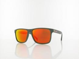 Red Bull SPECT MAZE 003P 58 green / brown with red mirror polarized