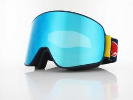 Red Bull SPECT RUSH 14BL3 matt blue blue strap colored logo / smoke with blue mirror